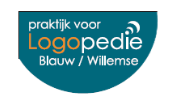 Logopedie Blauw Willemse Logo